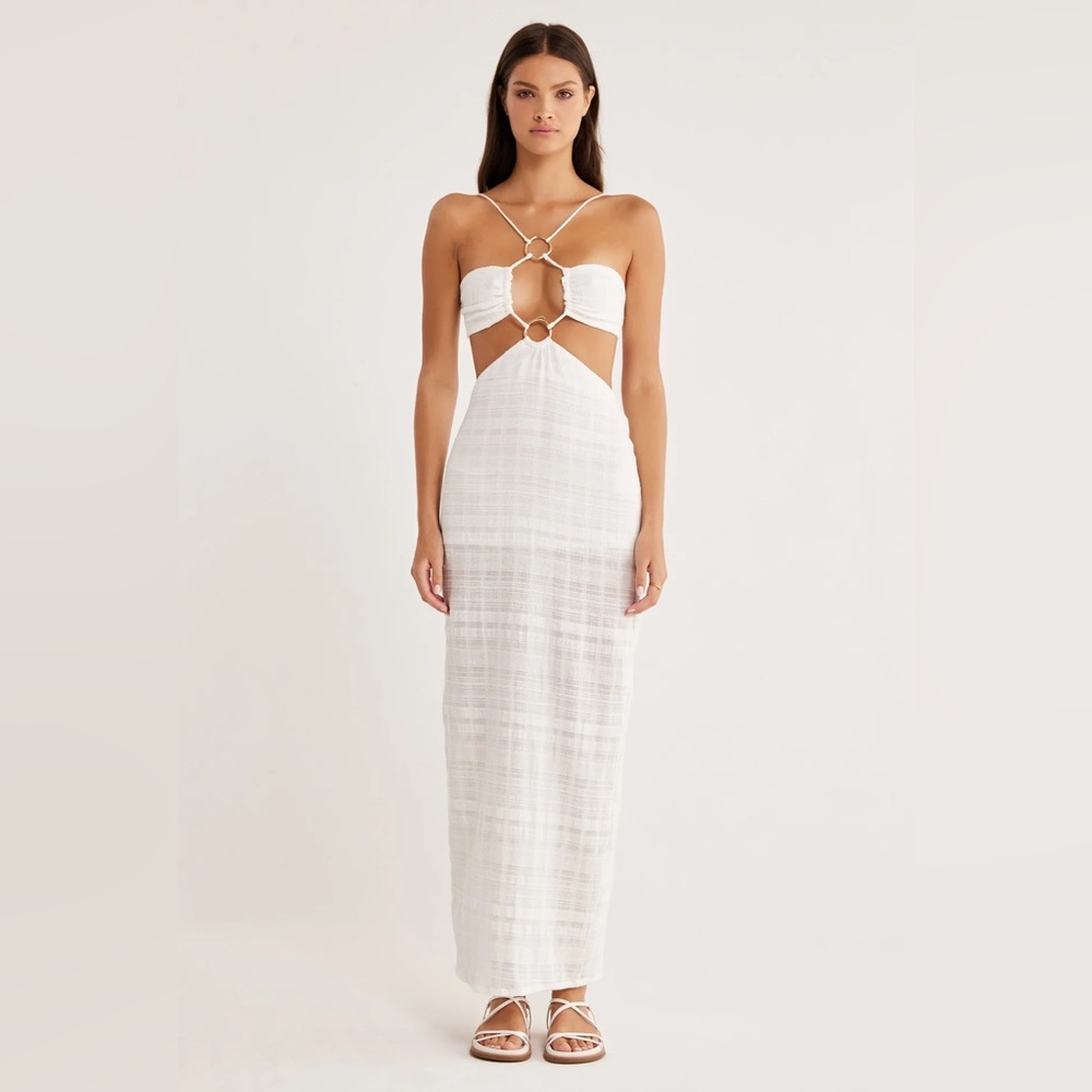 COPY - Rumer Amoura Ring Dress in White, NWT, Small